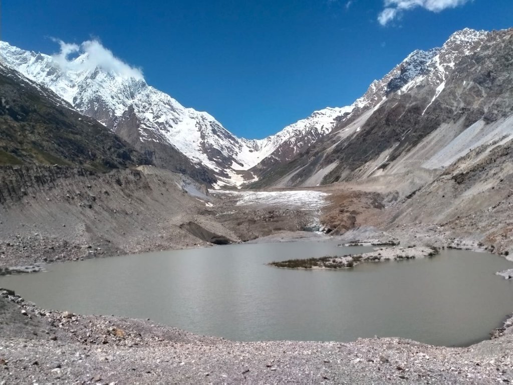 Passu Glacier lake view Hunza Pakistan