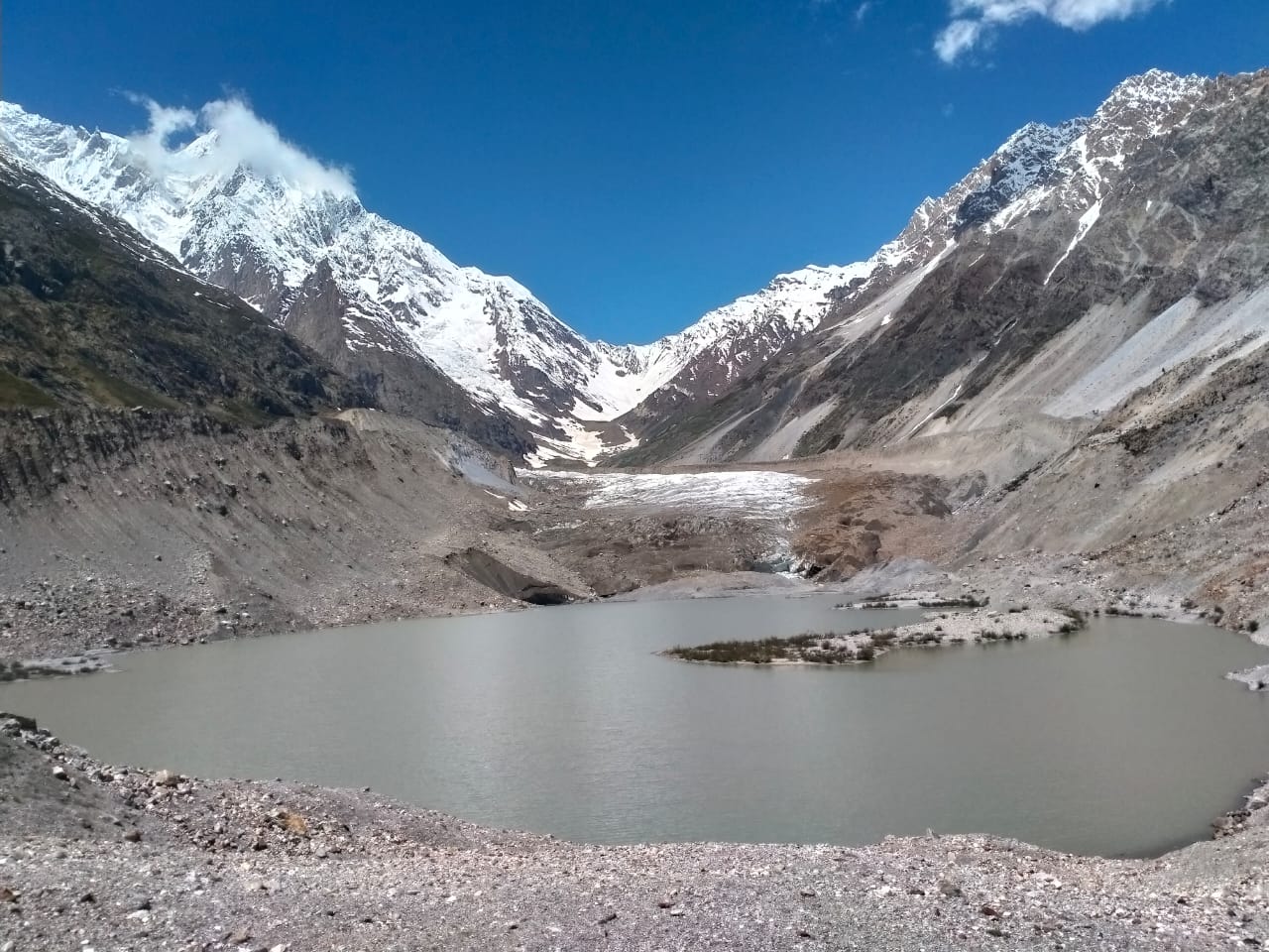 Passu Glacier lake view Hunza Pakistan